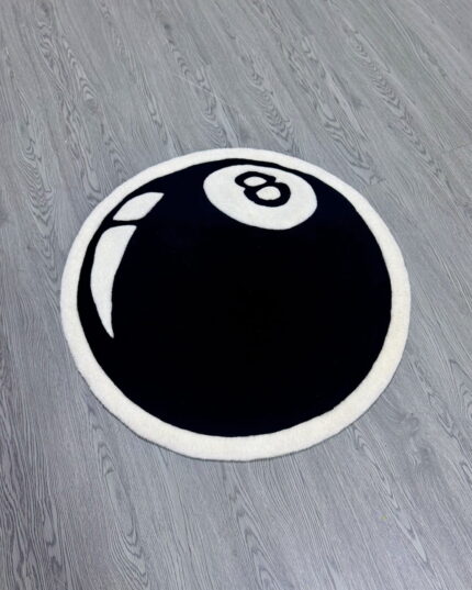 Lucky 8 Ball Rug - Custom Rug Vendor In Douala For Unique Room Decor