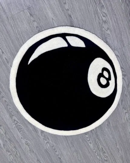 Lucky 8 Ball Rug - Handmade Rug Shop Cameroon For Modern Homes